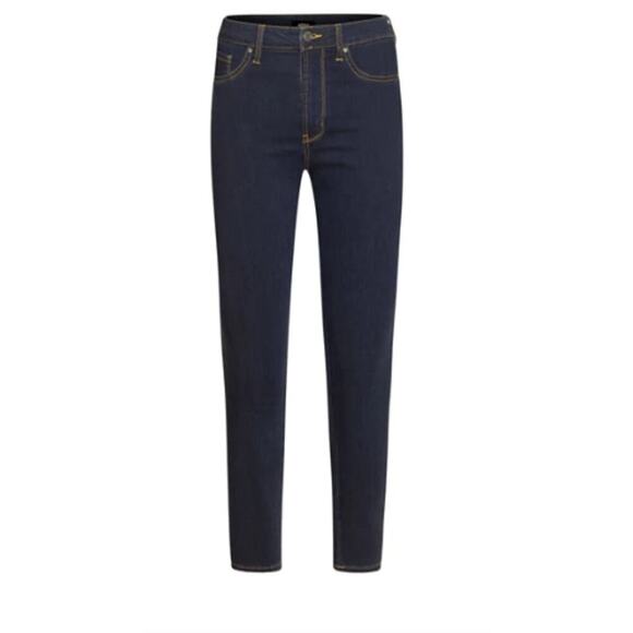 AFRM High Rise Skinny Jean Blue Denim Fitted Ankle Jeans NWT Size 31 - Picture 1 of 6